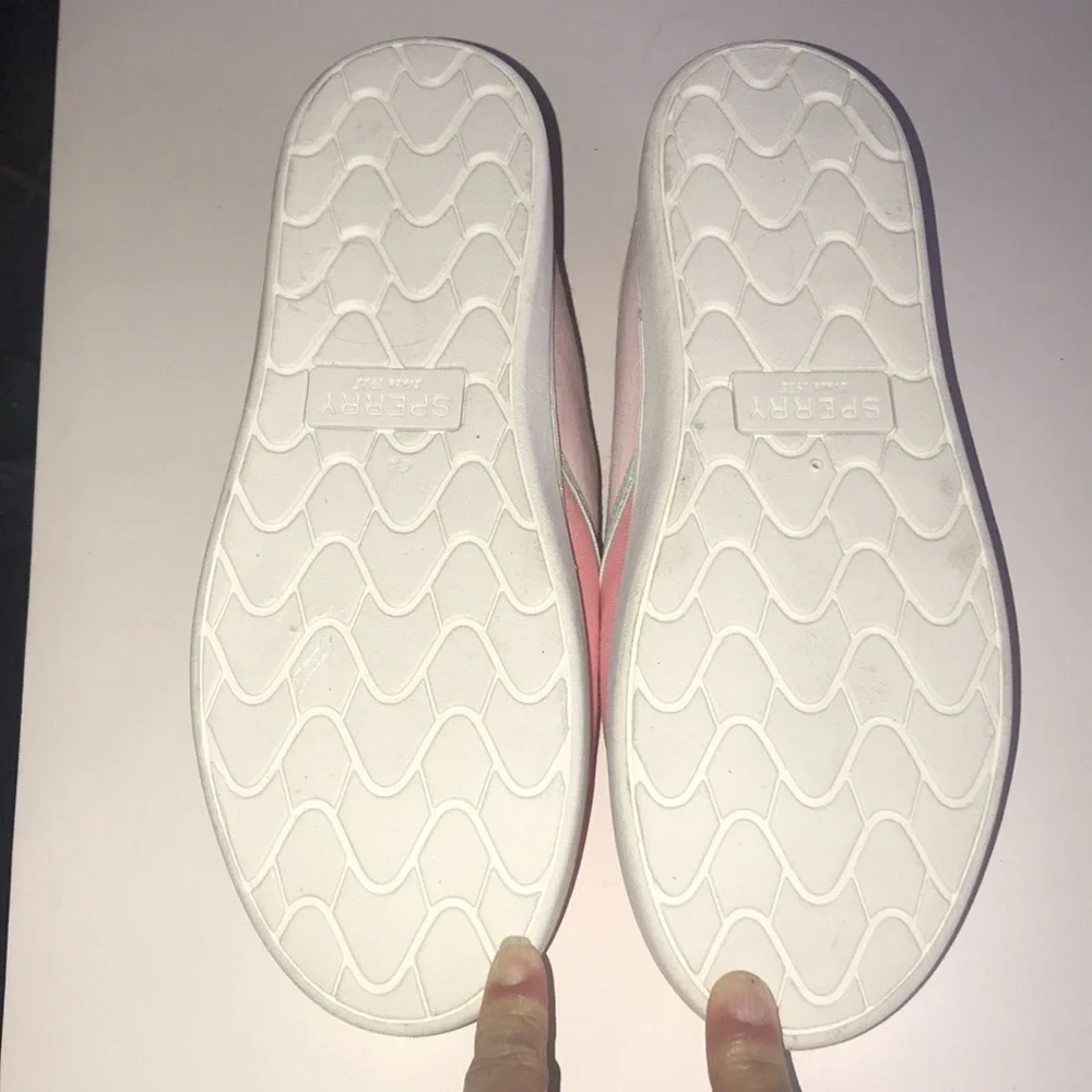 Women’s/Girl’s Pastel Canvas Sperry Slip-ons